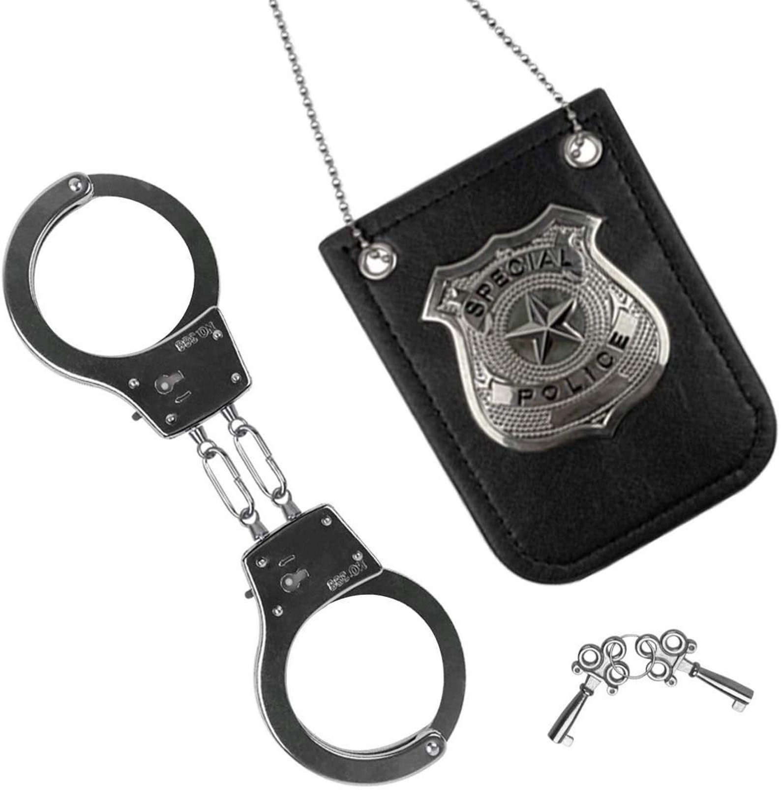 Police Badge and Handcuffs Toys Cop Pretend Role Play Set for Etsy