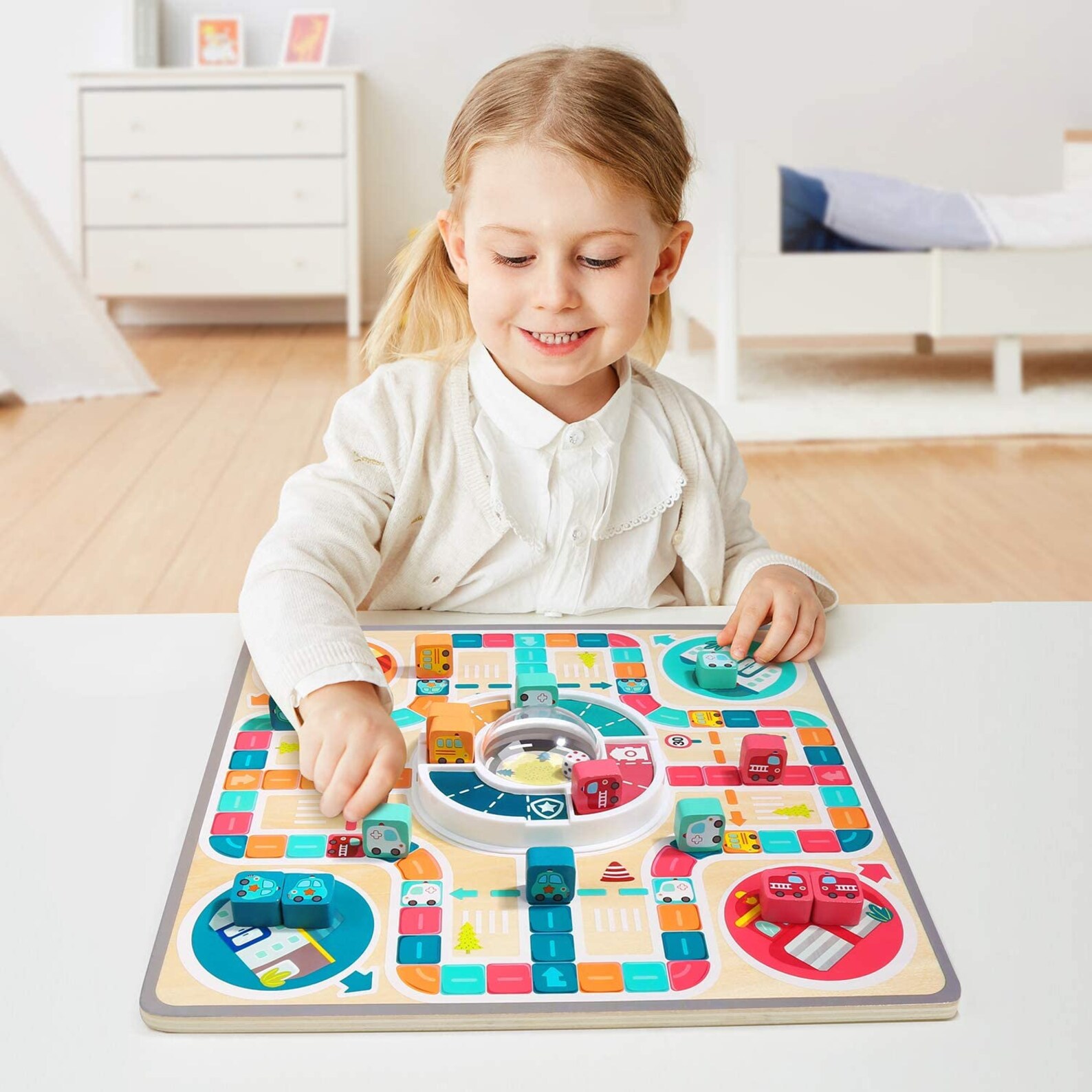 Wooden Board Games for Kids 2in1 Flying Chess Family Game Etsy