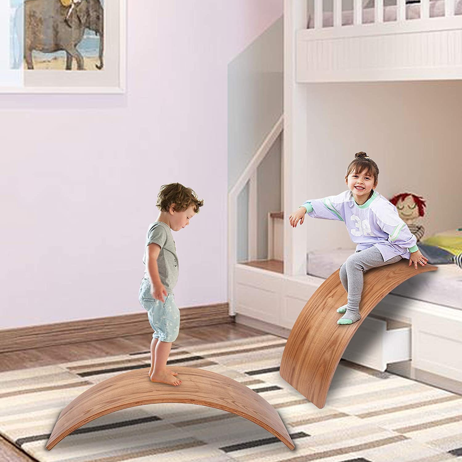 Wooden Wobble Balance Board for Toddlers & KidsRocker Board Etsy