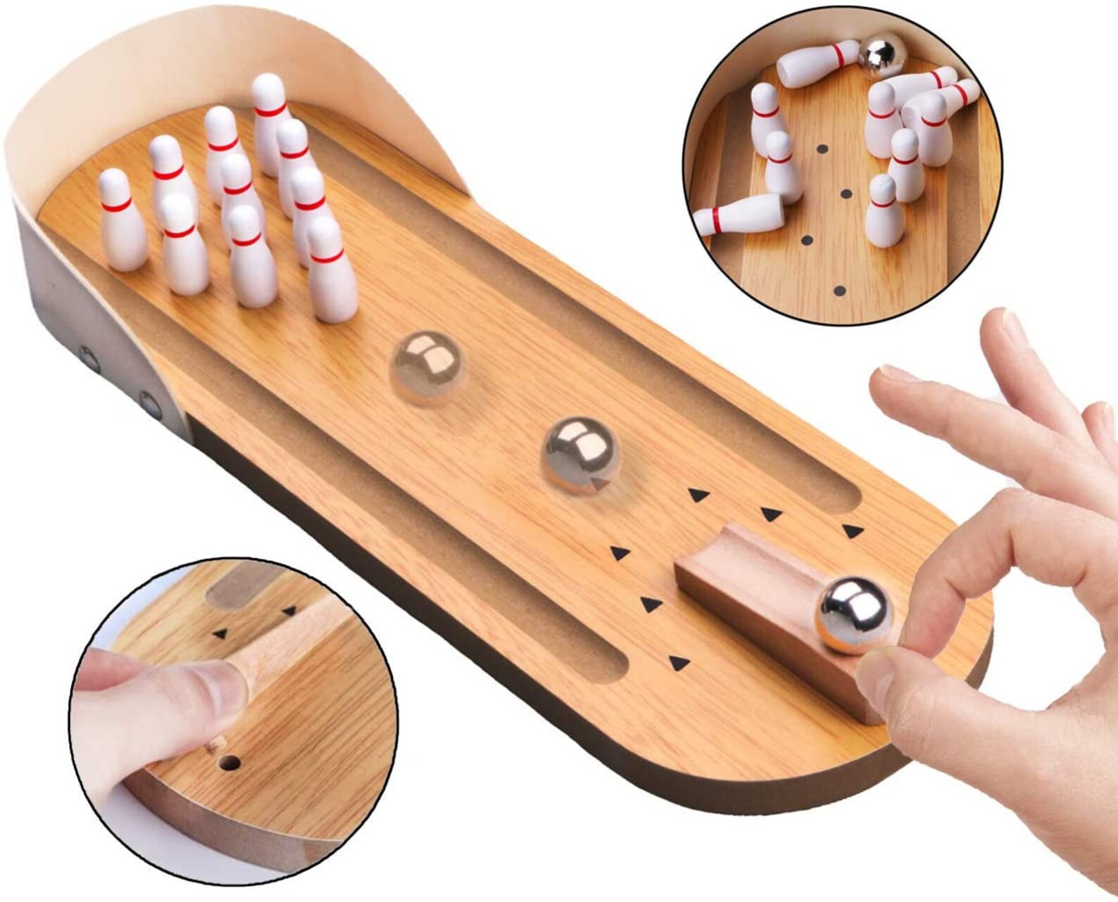 Desktop Mini Bowling Game Set Unique Novelty Office Desk Etsy