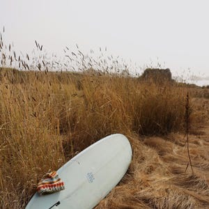 Hand Knit Colorful Scrap Beanie: Chunky Boho Style, Made with Leftover Yarn Scraps image 2