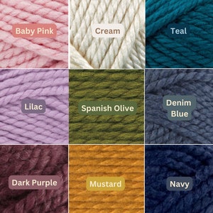 Ribbed Chunky Hand Knit Beanies Handmade with Wool & Acrylic Blend Yarn Boho, Outdoorsy, Earthy, Surfer Style Soft, Cozy, Customizable imagem 9