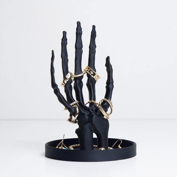 Skeleton Hand Jewellery Holder, Ring Tree, Ring Dish, Unique Jewelry Organizer