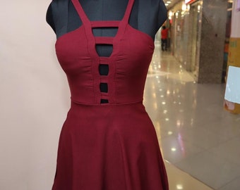 Red One Piece Dress Etsy Red One Piece Dress Etsy