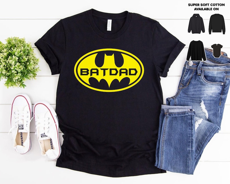 Bat Dad Shirt Dc Dad T-shirt Fathers Day Tee Funny Birthday Gift For Men Women SHEEPD20713