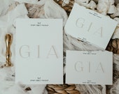 Simple Invitation Suite Mockup - Boho Invite Suite Mockup - Boho Wedding Invitation Mockup - Realistic Invitation Mockup - Zazzle Mockup- B2