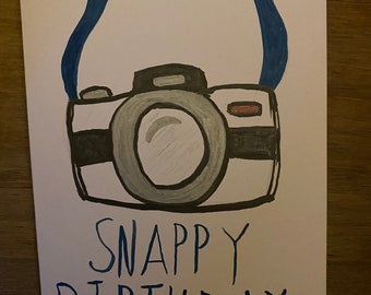 Kamera Geburtstagskarte Etsy