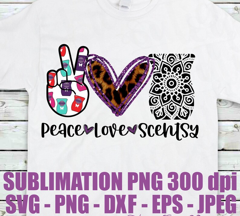 Download Peace Love Scentsy Bar SVG jpeg png eps dxf 300 dpi | Etsy
