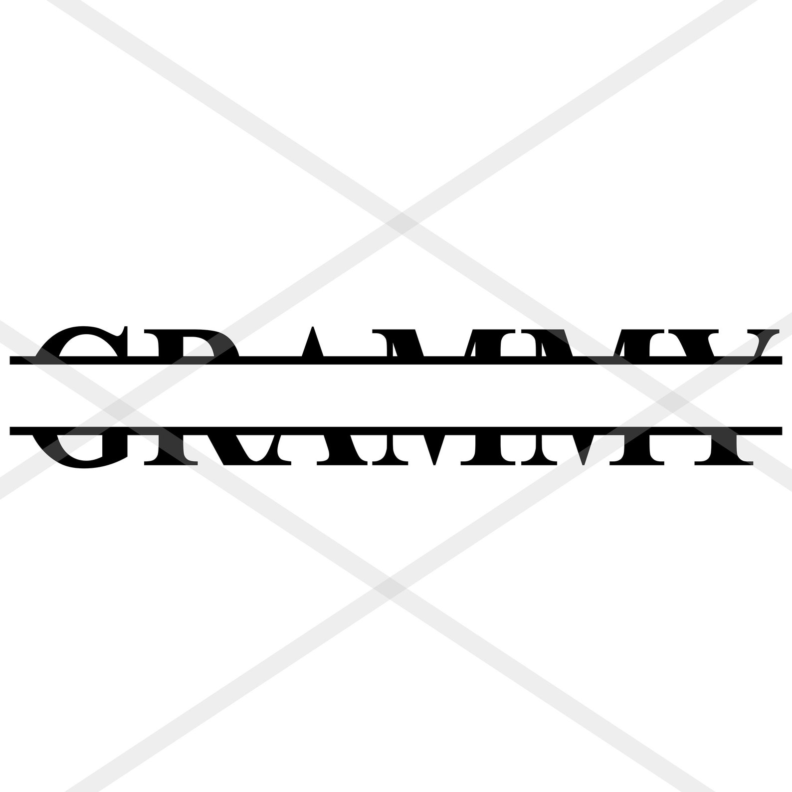 Download GRAMMY Split Monogram SVG jpeg PNG eps ai dxf Sublimation | Etsy
