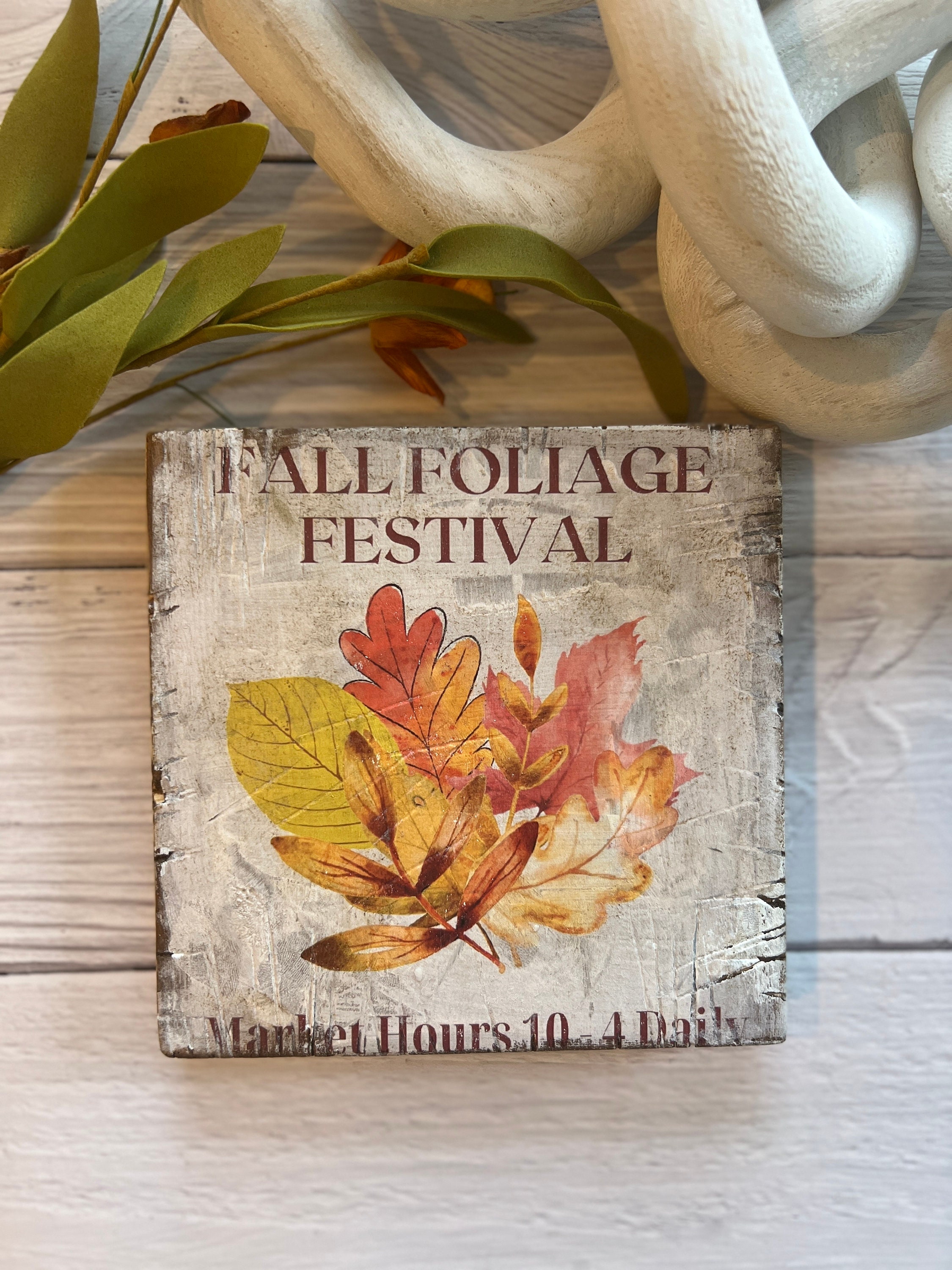 Rustic Sign, Fall Sign, Vintage Farmhouse Decor, Wall Art, Handmade ...