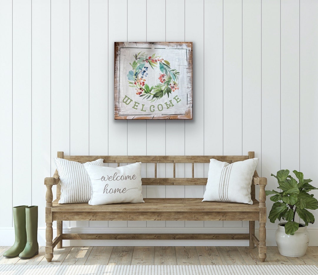 Rustic June Sign Custom Rustic Sign, Flower Sign, Vintage Flower Sign - Home Decor, Wall ...