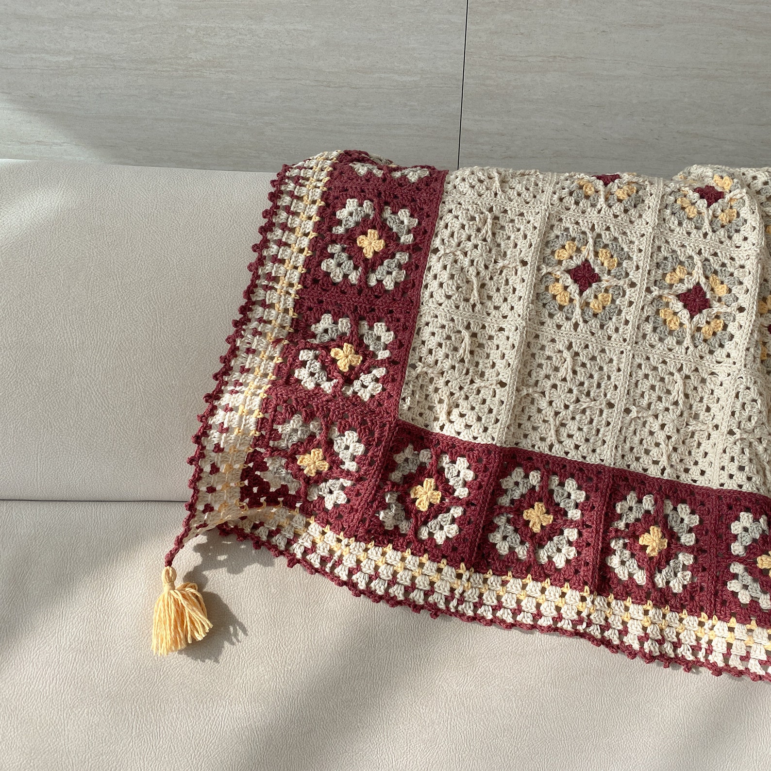 CROCHET PATTERN Moroccan Tile Blanket Crochet blanket Etsy