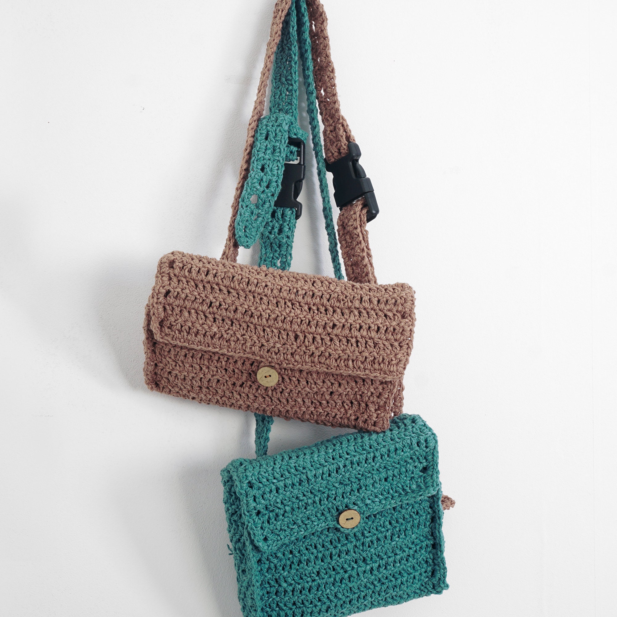 CROCHET PATTERN Travel Messenger Bag Crochet bag Etsy