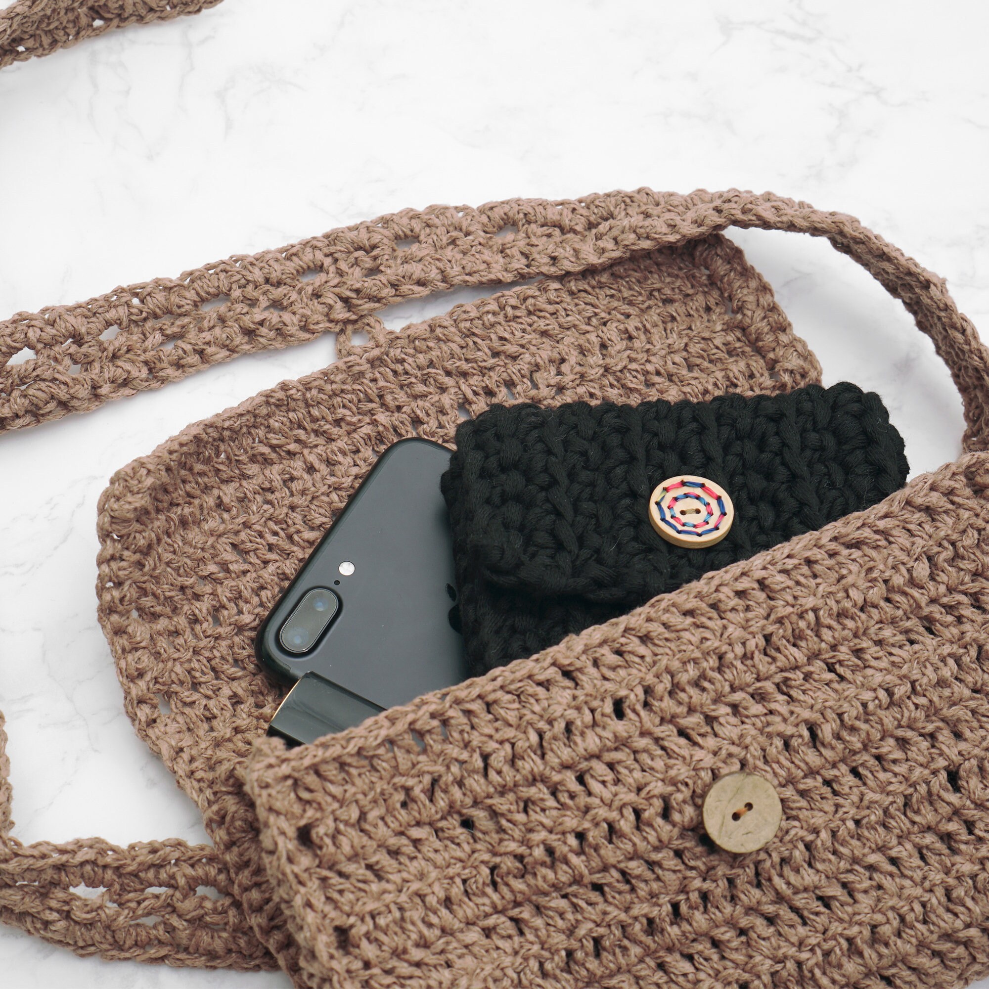 CROCHET PATTERN Travel Messenger Bag Crochet bag Etsy