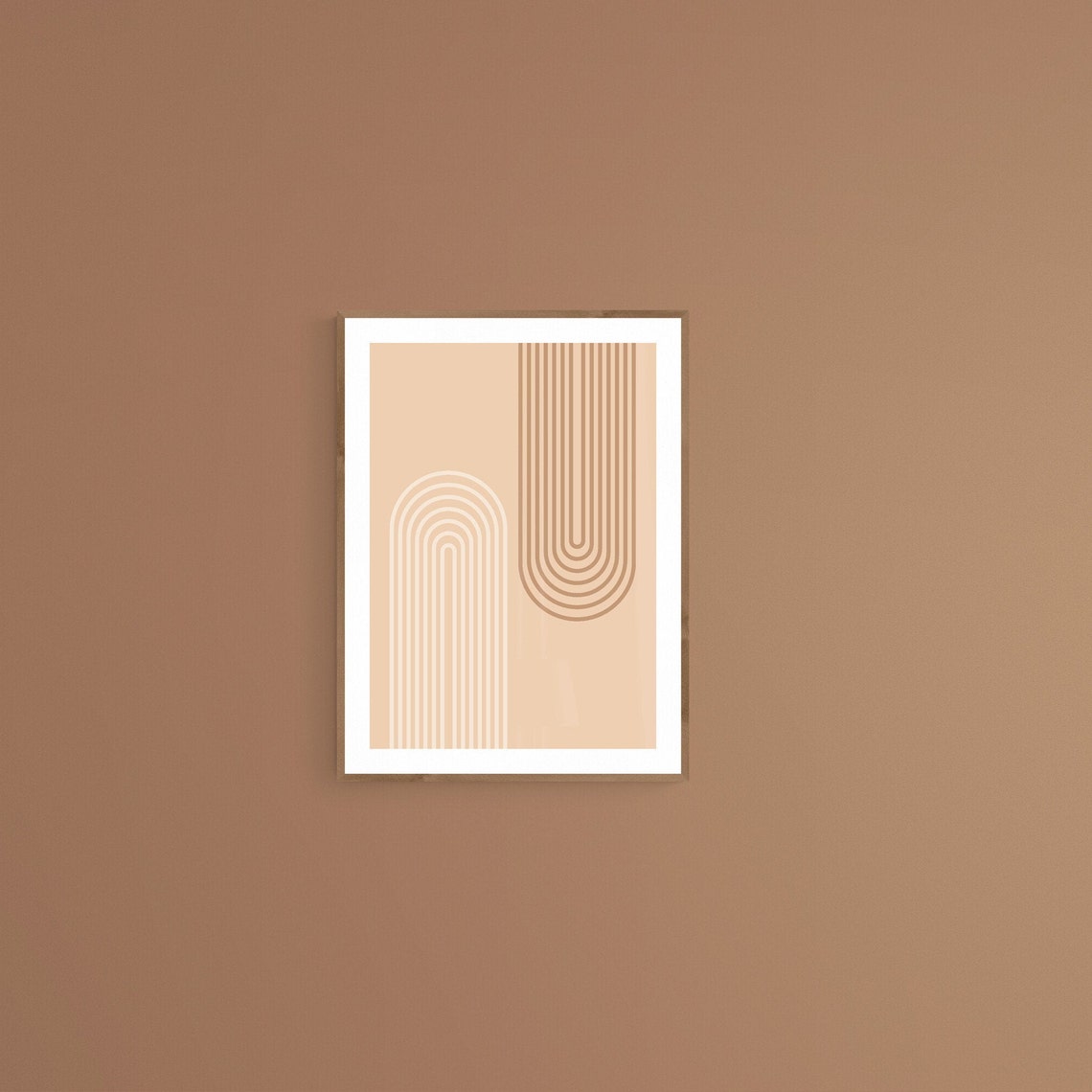 Boho wall art Brown color digital art Digital Download Etsy