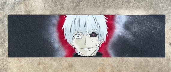 Tokyo Ghoul Ken Kaneki Hand painted skateboard Anime