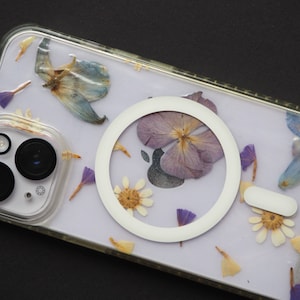 Gedrukte bloem telefoonhoesje achtergrond - IPhone