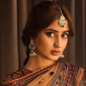 Indian Jhumka Earrings and Tikka set | Pakistani earring Jhumka with tikka | maang tikka jhumka Indian meenakari jewellery
