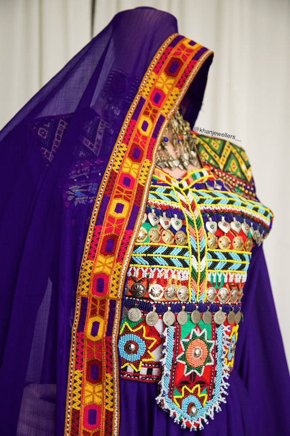 Afghan Kuchi Dress アフガニスタン　ドレス Afghani Traditional Dress - Afghan Wedding Women Dress