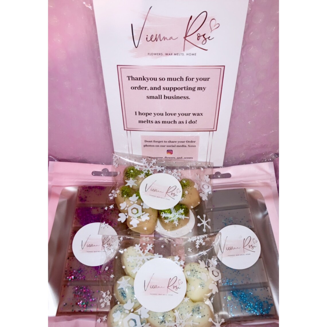 Wax melt gift box wax melts Christmas gifts home Etsy