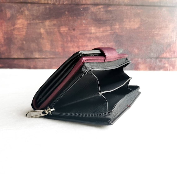 Portefeuille Cuir Nappa Souple Femme - Porte-Cartes, Porte-Monnaie Multi-Compartiments