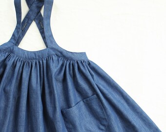 soor うかがう ploom Eloise Pinafore Black Denim4y