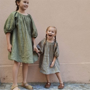 OLIVE Dress - Indie sewing pattern - For sewing girls clothes up to 12 years.