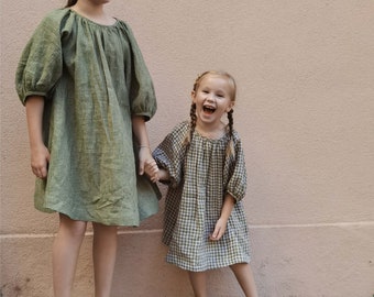 OLIVE Dress - Indie sewing pattern - For sewing girls clothes up to 12 years.