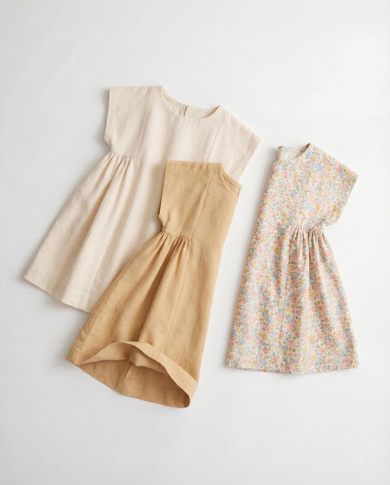Girls Dress Sewing Pattern PDF (1-12y) | Easy Beginner Friendly | A0 A4 Projector | IRIS Dress image 6