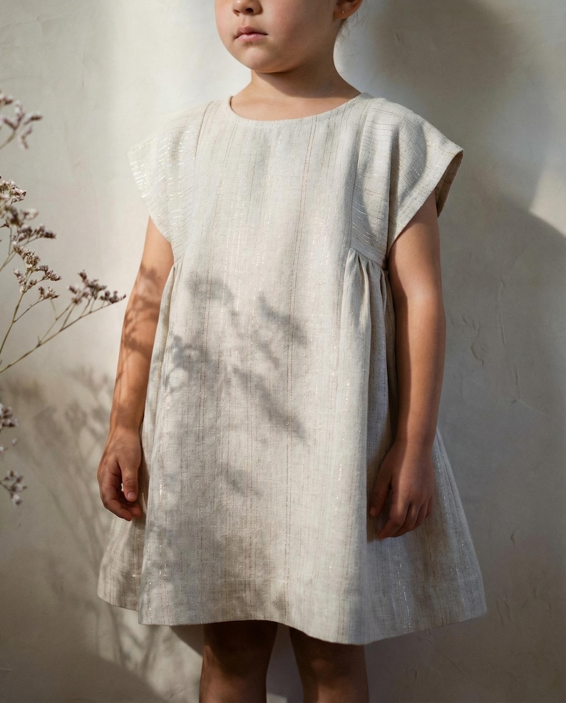 Girls Dress Sewing Pattern PDF (1-12y) | Easy Beginner Friendly | A0 A4 Projector | IRIS Dress image 10