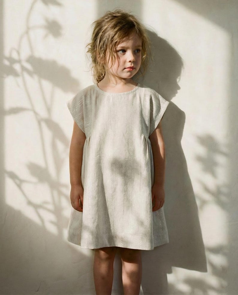Girls Dress Sewing Pattern PDF (1-12y) | Easy Beginner Friendly | A0 A4 Projector | IRIS Dress image 9