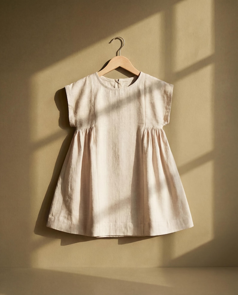 Girls Dress Sewing Pattern PDF (1-12y) | Easy Beginner Friendly | A0 A4 Projector | IRIS Dress image 5