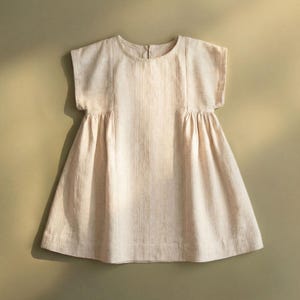 Wzór na sukienkę dla dziewcząt w formacie PDF (1-12 lat) | Łatwy dla początkujących | Projektor A0 A4 | Sukienka IRIS