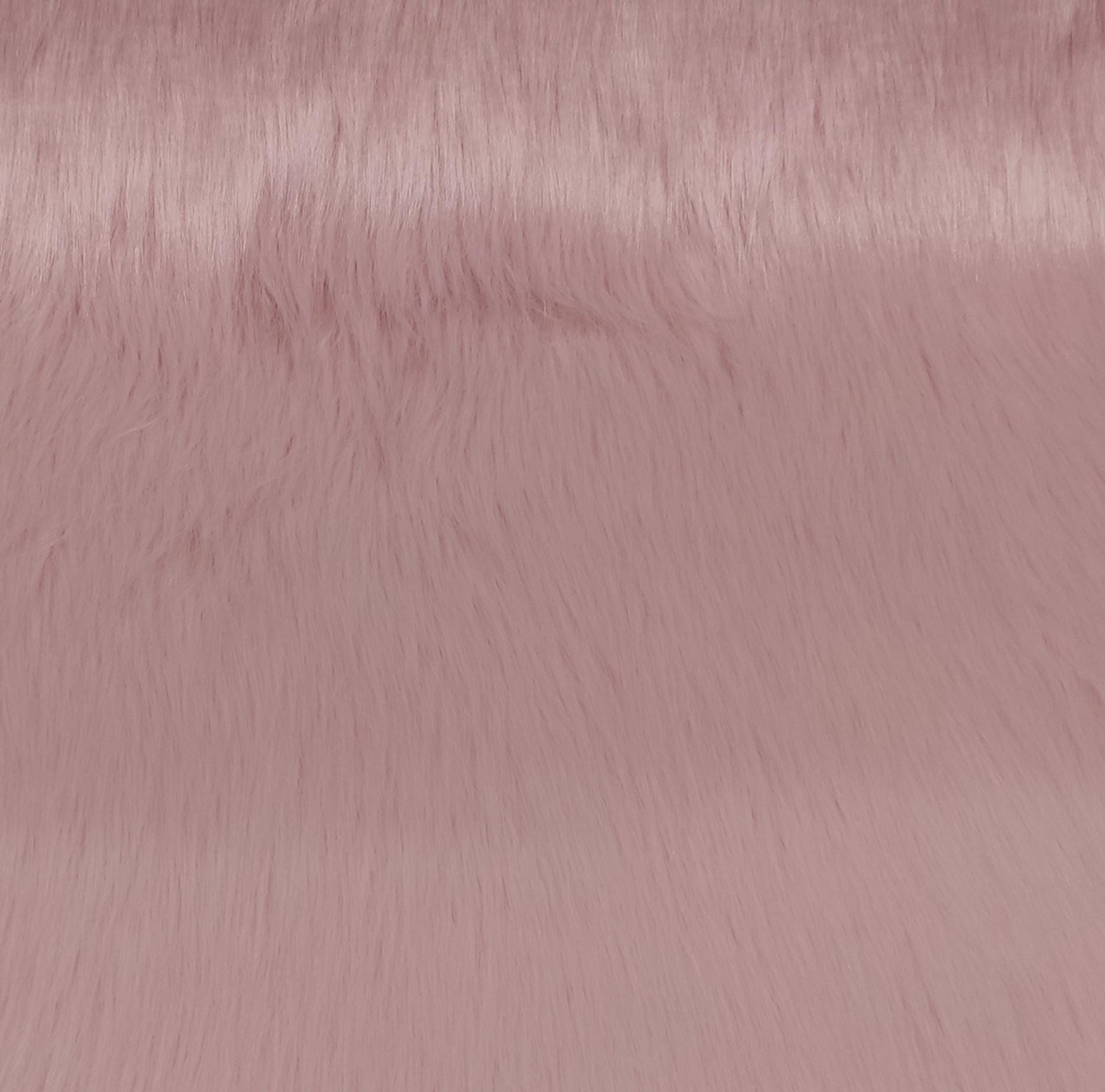 Baby Pink Luxury Faux Fur Fabric: Soft Plush Material - Etsy