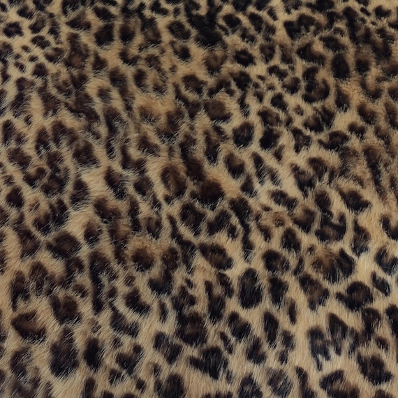 Super Soft Leopard Faux Fur Fabric – Luxury Crafting Material