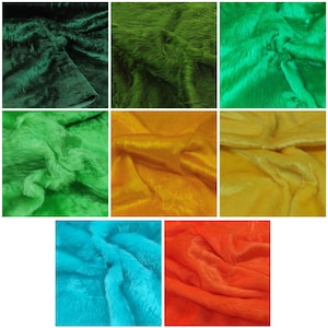 004 Premium Short Pile Faux Fur Fabric - Multiple Lengths & Colours