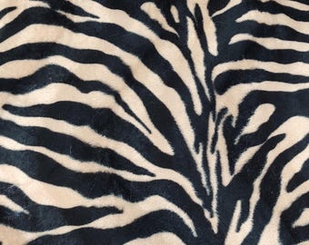 Antelope - Super Soft Animal Print Velboa Faux Fur Velour Fabric Craft Material 60" Wide