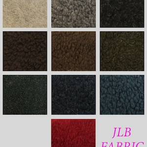 Luxury Faux Fur Sherpa Fabric - Multiple Lengths & Colours