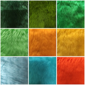004 Standard Short Pile Faux Fur - Multiple Lengths & Colours