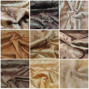 002 Standard Short Pile Faux Fur - Multiple Lengths & Colours
