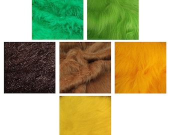 001 Luxury Long Haired Faux Fur Fabric 60&quot; (150cms) Wide - Multiple Lengths & Colours