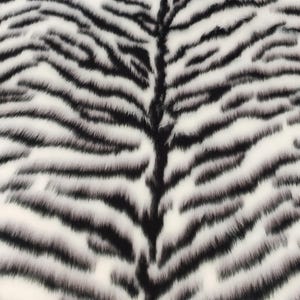White Tiger - Jacquard Fur Fabric R2 Quality - Multiple Lengths