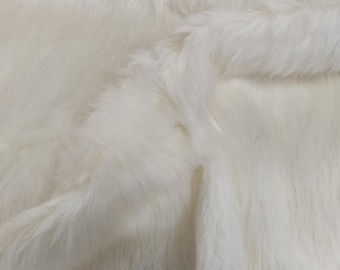 Witte ijsbeer namaakbontstof – luxe bekledingsmateriaal