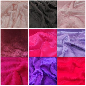 001 Premium Short Pile Faux Fur Fabric - Multiple Lengths & Colours