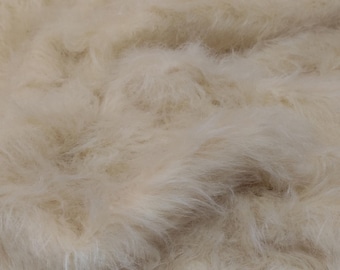 Luxury Long Haired Faux Fur - Toffee - Fabric 60&quot; (150cms) Wide