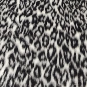 Snow Leopard - Jacquard Fur Fabric R2 Quality - Multiple Lengths