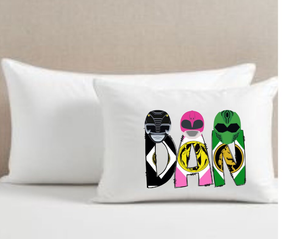 Power Ranger Pillow Case Etsy