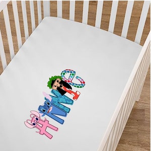 Personalized Crib Sheets, Baby Gift, Baby Sheets, Disney Crib Sheets, Personalized Sheet,
