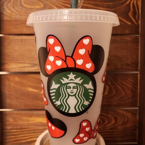 Starbucks Cold Tumbler, Minnie Mouse, Valentine's Day