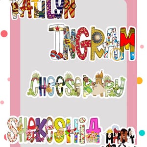 Customizable Waterproof Name Sticker Personalized vinyl sticker for Teacher, Student, Laptop, lunch boxes, notebooks, and Water bottle